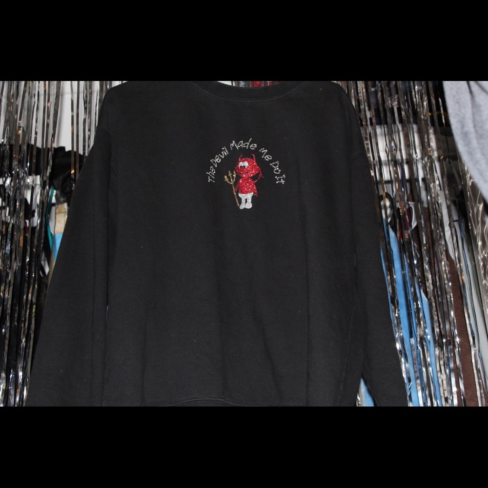 Halloween vintage devil sweater